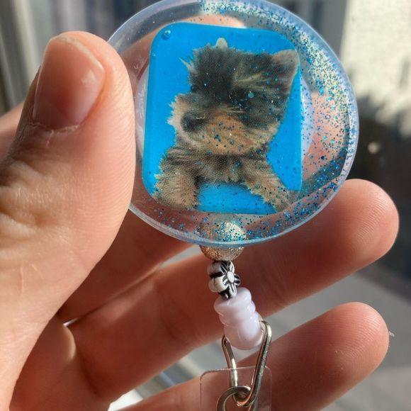 Small puppy badge clip - Picture 5 of 7